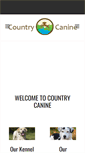Mobile Screenshot of countrycaninevt.com